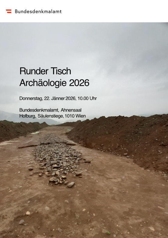 Plakatsujet Runder Tisch Archäologie 2026