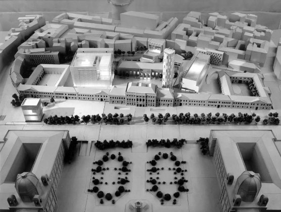 Modellfoto zum Museumsquartier