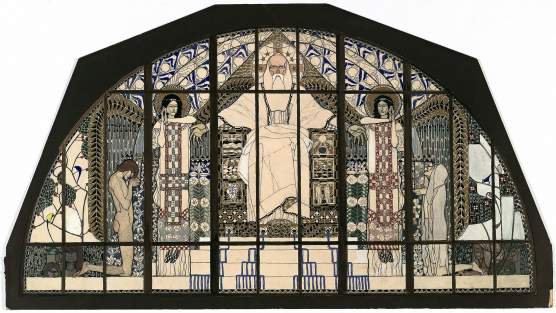 Kolo Moser, Fenster Kirche am Steinhof