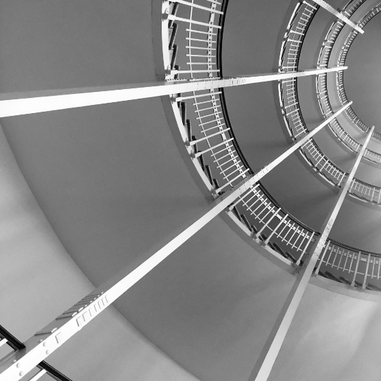Otto Wagner, Postsparkasse, Stiegenhaus, Aufnahme 2019